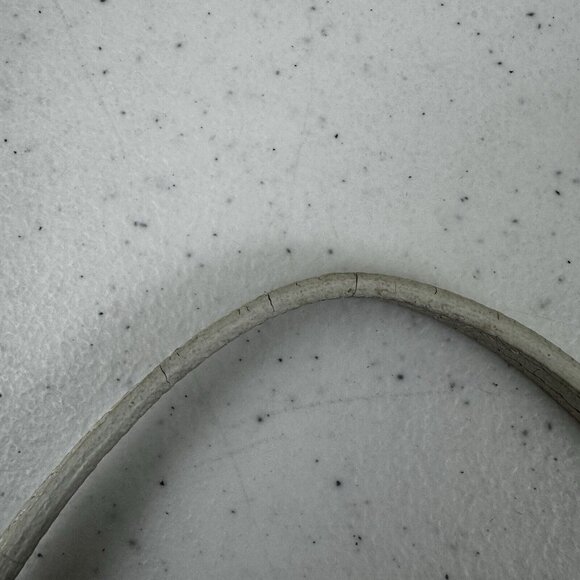 Fossil Pebbled Leather Small Hobo Wristlet Purse Off White - Picture 4 of 14